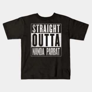 Straight Outta Nanda Parbat Kids T-Shirt